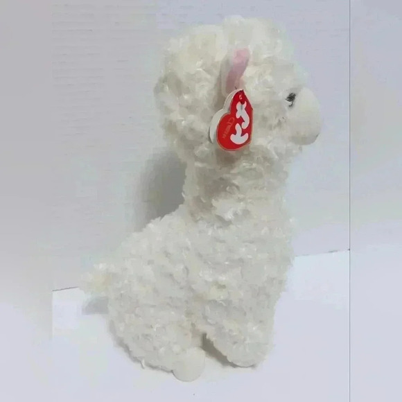 Ty Classic Lily  the Cream Colored Llama 12in Plush Stuffed Animal 2018 Retired - Picture 2 of 10